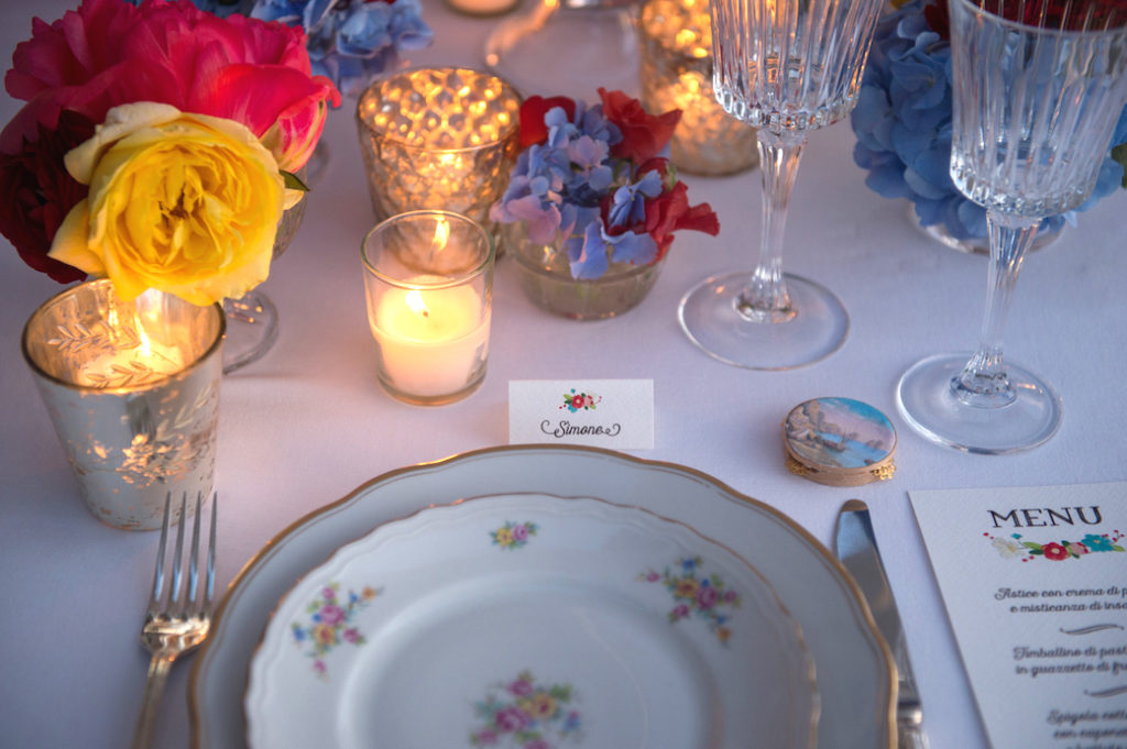 colorful tablescape